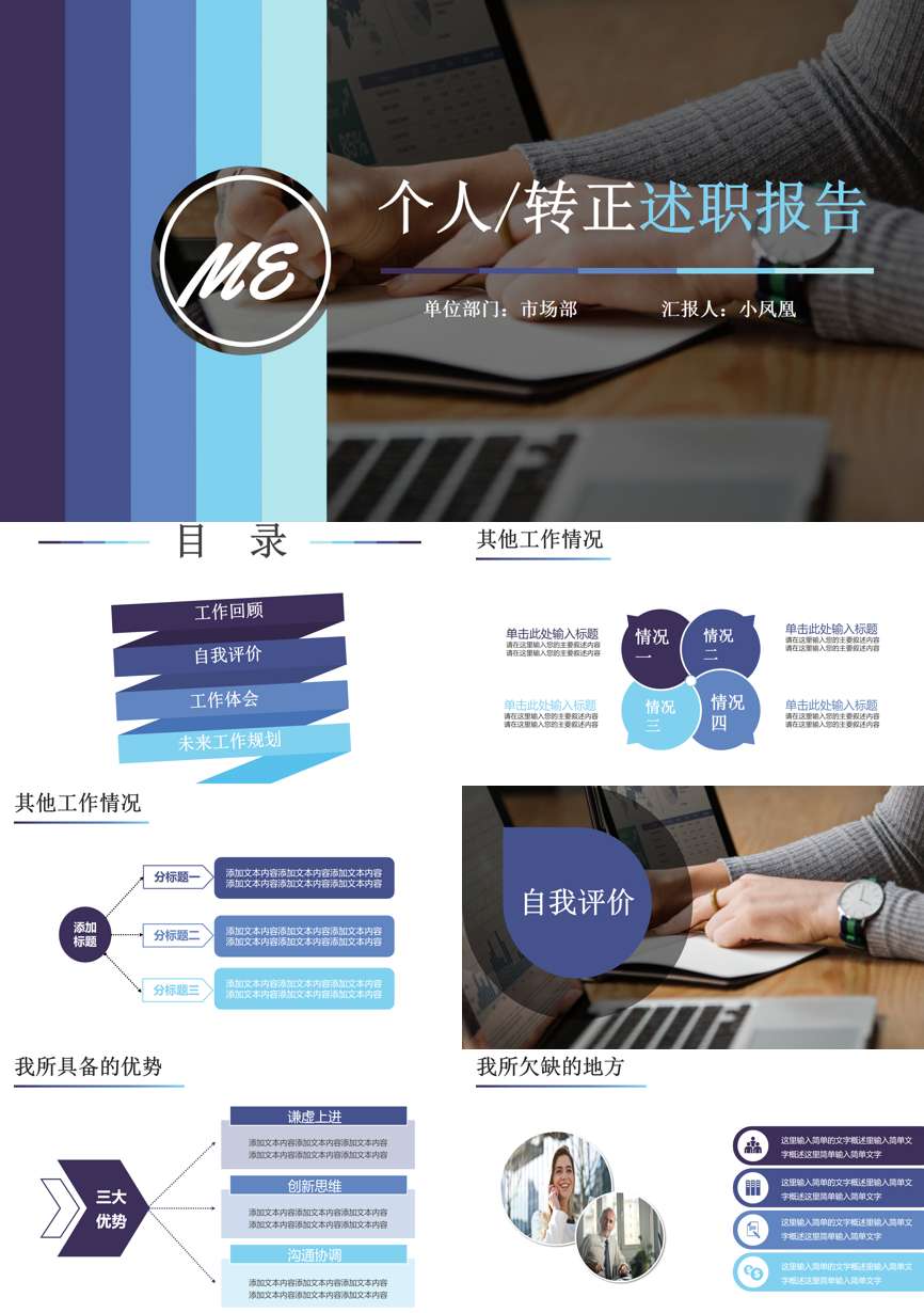 述职PPT (82)述职报告PPT模板